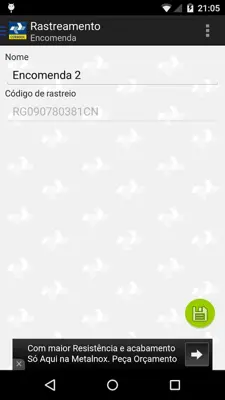 Rastreamento android App screenshot 2